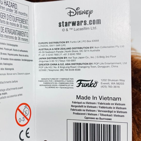 Star Wars Chewbaccva Galactic Plushie Funko/Disney - NWT - Picture 7 of 7